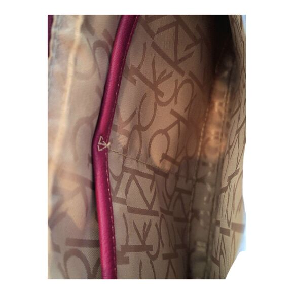 Calvin Klein Purple Crossbody Bag Purse Excellent - Picture 12 of 12